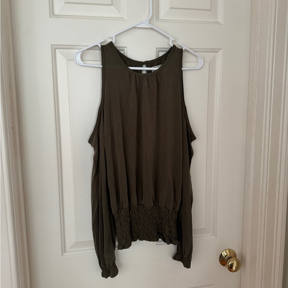 Abercrombie & Fitch Olive Green Top